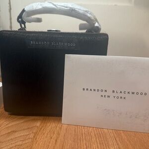 Brandon Blackwood Chocolate Brown Pony Hair Trunk